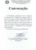 Convocação Convocação - Hospital de Caridade Canguçu